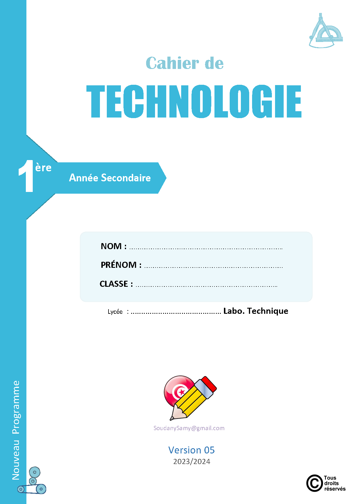Cahier 1AS  Soudani Sami 2024.